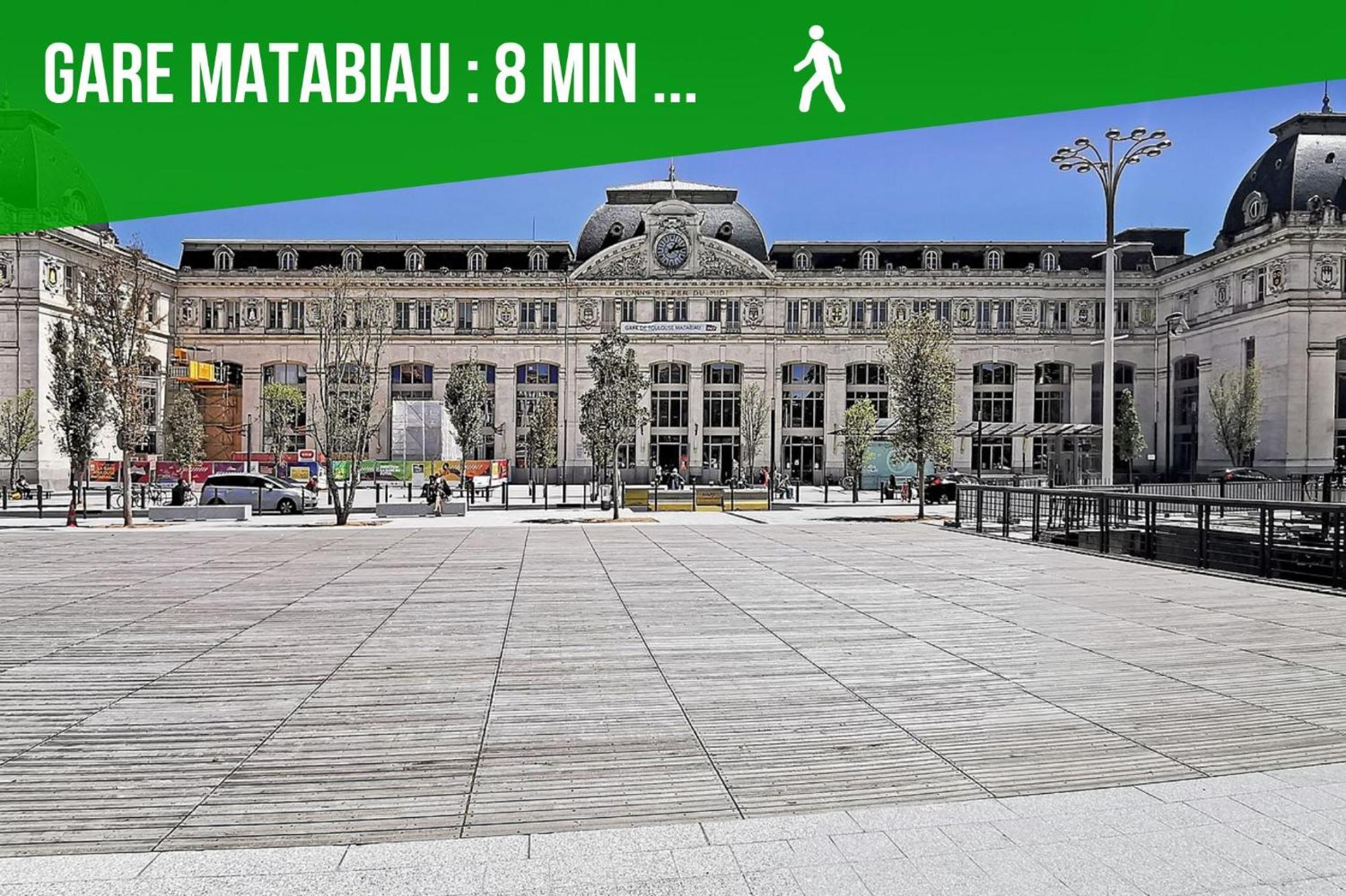 Ferienwohnung Le Nid D'Orient Entre Matabiau Et Capitole Parking Toulouse Exterior foto